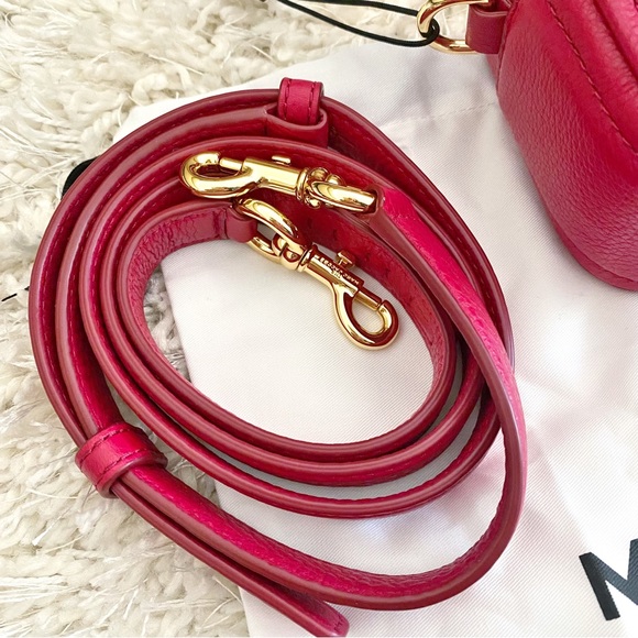 THE MARC JACOBS The Softshot 17 Leather Bag Red - Picture 10 of 10